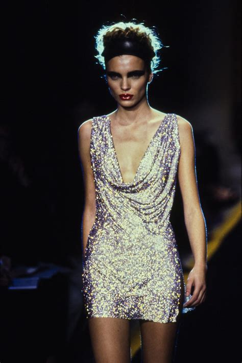 versace couture fall 1997|atelier versace fashion show.